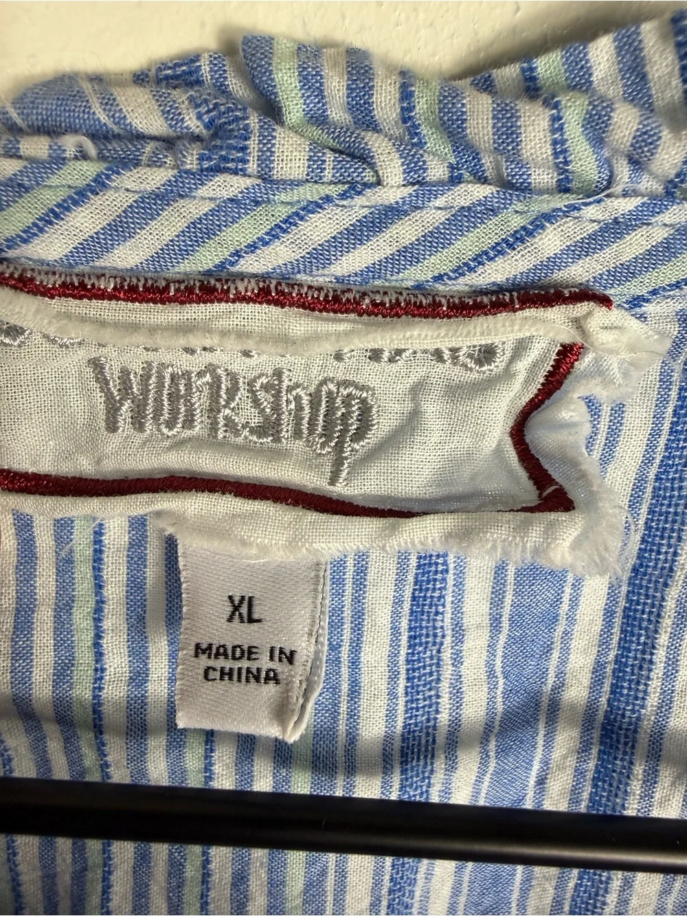Johnny Was Jeanette Ruffle Sleeve in Aster Stripe - Picture 7 of 10